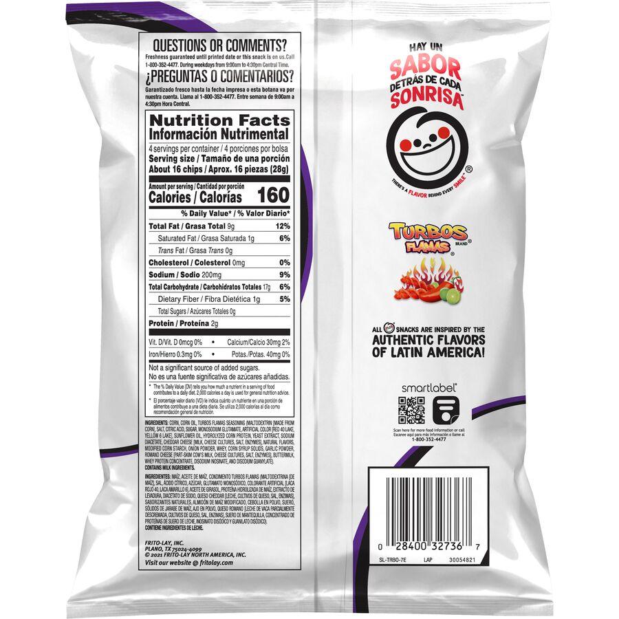 Sabritas® Turbos Flamas® Flavored Corn Snacks